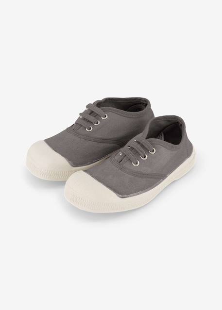 Tennis lacets enfant Bleu vif+Carbone+Citron+Electrique+Gris+Indigo+Kaki+Outre mer+Pomme+Rose+Rose leger+Rose tendre+Soleil 20 - vertbaudet enfant 