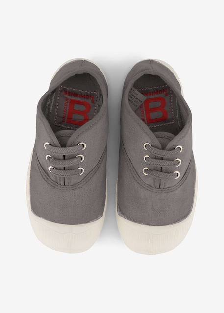 Tennis lacets enfant Bleu vif+Carbone+Citron+Electrique+Gris+Indigo+Kaki+Outre mer+Pomme+Rose+Rose leger+Rose tendre+Soleil 21 - vertbaudet enfant 