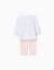 Pyjama à manches longues et imprimé Blanc 2 - vertbaudet enfant 