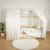 Ciel de lit cabane en gaze de coton solo 390 cm Beige+Blanc+Bleu+Camel+Écru+Gris+Imprimé coeurs+Marron+Pêche+Rose+Terracotta+Vert de gris 5 - vertbaudet enfant 