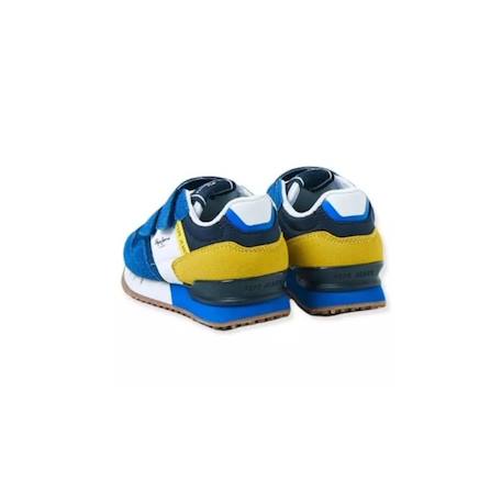 Baskets synthétique - london one bk Bleu/jaune 4 - vertbaudet enfant 