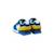 Baskets synthétique - london one bk Bleu/jaune 4 - vertbaudet enfant 