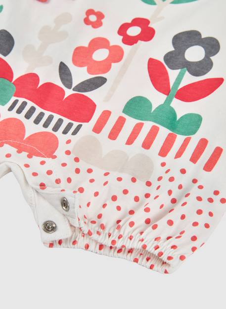 Grenouillère bébé en coton Blanc 4 - vertbaudet enfant 