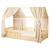Ciel de lit cabane en gaze de coton duo 420 cm Beige+Blanc+Bleu+Camel+Écru+Gris+Marron+Pêche+Rose+Terracotta+Vert 2 - vertbaudet enfant 