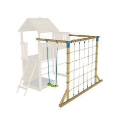 Jouet-Filet à grimper et balançoire skywood bois fsc®