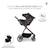 Trio poussette, nacelle, et siège auto Rodas Beige+Noir 4 - vertbaudet enfant 