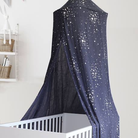 Ciel de lit pour bébé Bleu+Camel+Sable+Terracotta 1 - vertbaudet enfant 