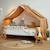 Ciel de lit cabane toile en gaze de coton jeanne 420 x 130 cm Beige+Blanc+Bleu+Camel+Écru+Gris clair+Marron+Rose+Terracotta+Vert de gris 11 - vertbaudet enfant 
