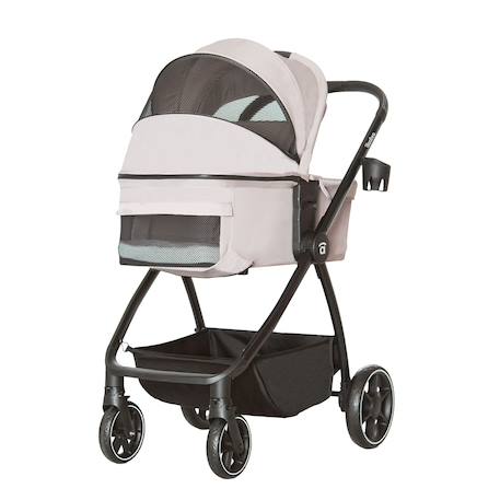 Trio poussette, nacelle, et siège auto Rodas Beige+Noir 5 - vertbaudet enfant 