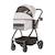 Trio poussette, nacelle, et siège auto Rodas Beige+Noir 5 - vertbaudet enfant 