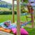 Plateforme avec échelle 120 cm skywood bois Marron - bleu 3 - vertbaudet enfant 