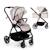 Duo poussette et nacelle Rodas Beige+Noir 1 - vertbaudet enfant 