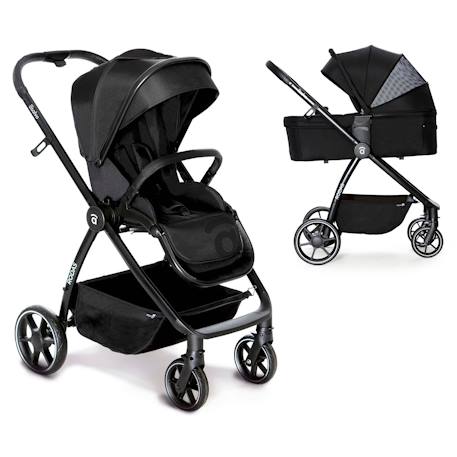 Duo poussette et nacelle Rodas Beige+Noir 7 - vertbaudet enfant 
