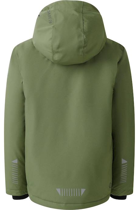 Blouson de ski impose v Noir / gris foncé+Olive 7 - vertbaudet enfant 
