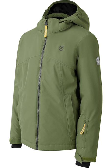 Blouson de ski impose v Noir / gris foncé+Olive 8 - vertbaudet enfant 