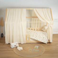 Linge de maison et décoration-Décoration-Ciel de lit cabane en gaze de coton solo 360 cm
