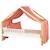 Ciel de lit cabane toile en gaze de coton jeanne 420 x 130 cm Beige+Blanc+Bleu+Camel+Écru+Gris clair+Marron+Rose+Terracotta+Vert de gris 29 - vertbaudet enfant 