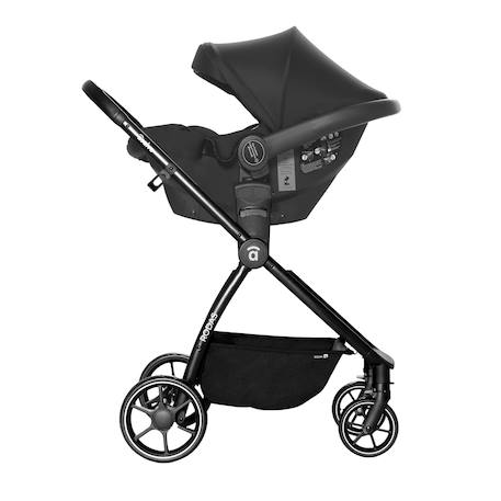 Trio poussette, nacelle, et siège auto Rodas Beige+Noir 12 - vertbaudet enfant 