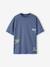 Lot 2 T-shirt manches courtes bleu grisé 5 - vertbaudet enfant 