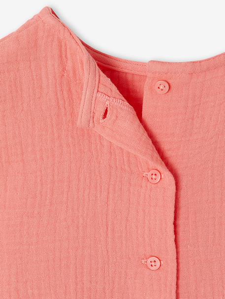 Ensemble blouse pantalon volants corail 6 - vertbaudet enfant 