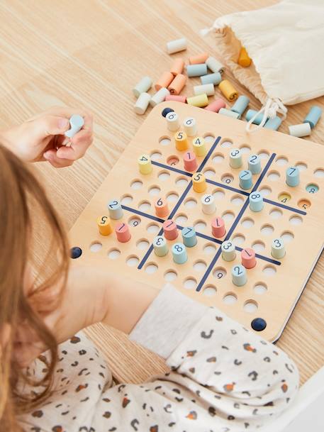 Sudoku des couleurs en bois FSC® multicolore 4 - vertbaudet enfant 