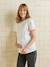 T-shirt grossesse manches courtes broderies écru 1 - vertbaudet enfant 