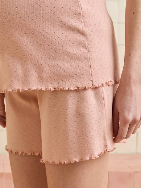 Pyjashort grossesse et allaitement coton bio rose 6 - vertbaudet enfant 