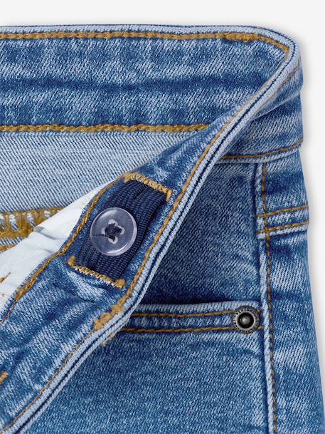 Bermuda en denim garçon taille ajustable double stone+stone 10 - vertbaudet enfant 