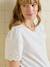 T-shirt grossesse manches courtes broderies écru 2 - vertbaudet enfant 