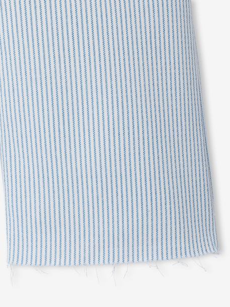 Pantacourt fille coton rayé bleu 6 - vertbaudet enfant 