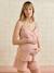 Pyjashort grossesse et allaitement coton bio rose 2 - vertbaudet enfant 