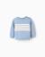 Pull en maille avec rayures Bleu clair 2 - vertbaudet enfant 
