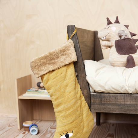 Chaussette noël en coton Marron 2 - vertbaudet enfant 