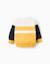 Sweat en coton avec bloc de couleurs Jaune foncé 2 - vertbaudet enfant 