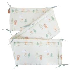 Linge de maison et décoration-Linge de lit bébé-Tour de lit-Tour de lit en coton doux woodland buddies
