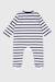 Dors bien en jersey rayé - coton Blanc/marine deep 2 - vertbaudet enfant 