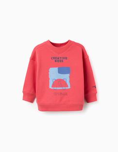 -Sweat en coton avec imprimé creative boss