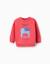 Sweat en coton avec imprimé creative boss Rouge+Vert 1 - vertbaudet enfant 