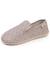 Chaussons charentaises velours semelle ergonomique mousse à mémoire forme Gris chiné+Léopard beige 12 - vertbaudet enfant 