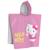 Cape de bain imprimée 100% coton, hello kitty milkshake Rose 1 - vertbaudet enfant 