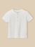 T-shirt tunisien bébé - coton biologique Ecru 1 - vertbaudet enfant 