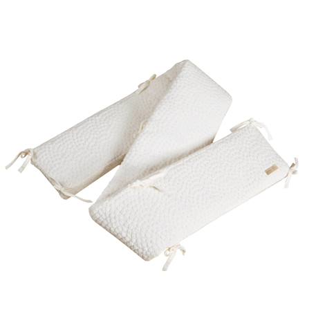 Tour de lit en coton bio seashells Bleu indigo+Écru 9 - vertbaudet enfant 