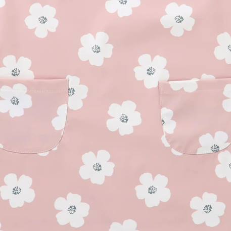 Tablier de cuisine enfant imperméable Rose, blanc, gris 2 - vertbaudet enfant 