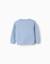 Pull en maille avec rayures Bleu clair 3 - vertbaudet enfant 