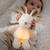 Peluche veilleuse lapin douce pour bébé Ecru, marron 4 - vertbaudet enfant 
