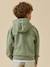 Sweat à capuche garçon - coton biologique Tilleul 4 - vertbaudet enfant 