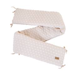 Linge de maison et décoration-Linge de lit bébé-Tour de lit en coton bio frosty almond
