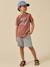 T-shirt imprimé garçon - coton biologique Ecru+Indigo+Terracotta 12 - vertbaudet enfant 