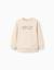 Sweat en coton avec imprimé work of art Beige 1 - vertbaudet enfant 