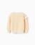 Pull en maille à rayures et volants Jaune clair 2 - vertbaudet enfant 